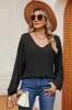 V-Neck Dropped Shoulder T-Shirt sold by Charming Charlie