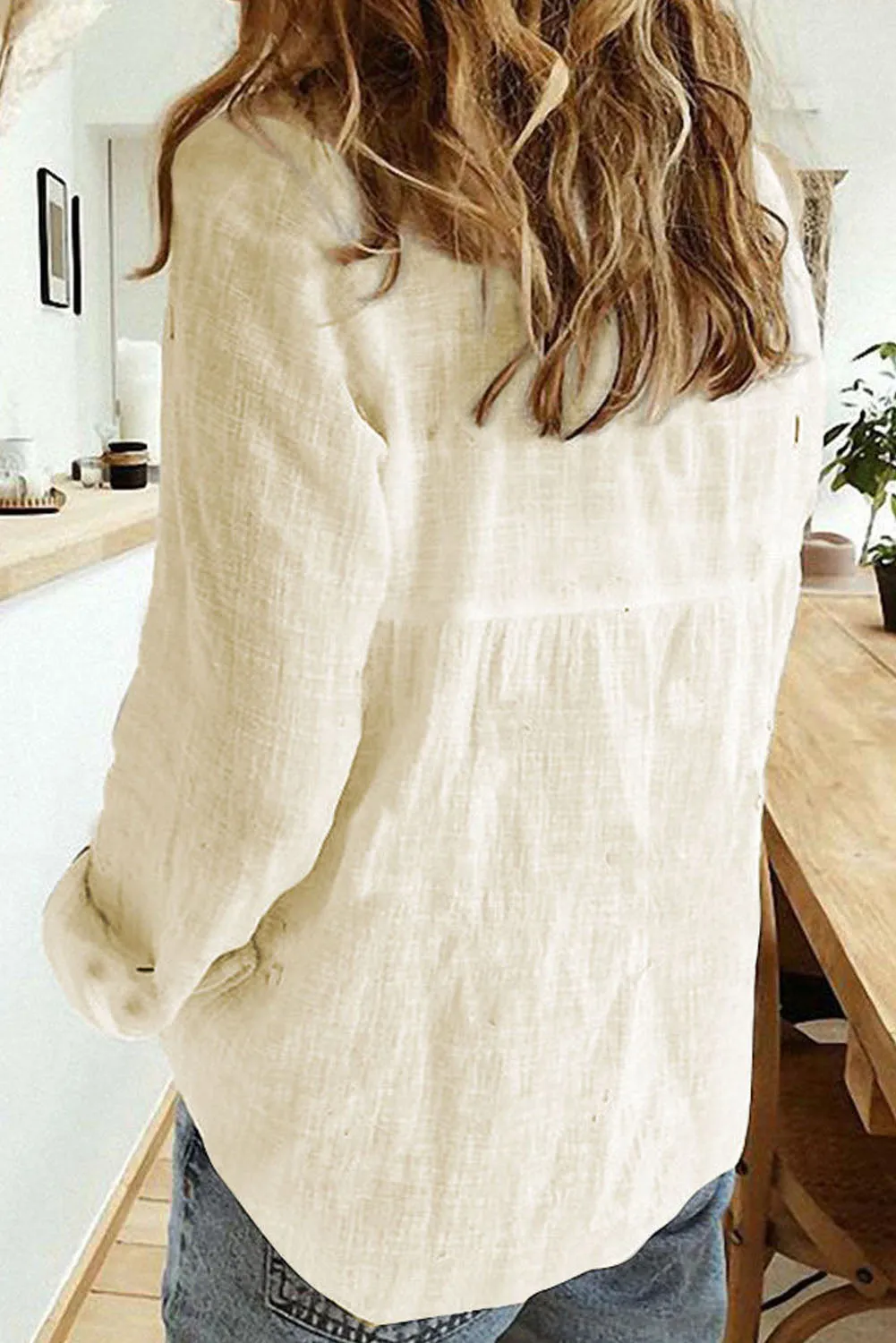 Button Up Long Sleeve Shirt sold by Charming Charlie product image thumbnail 3