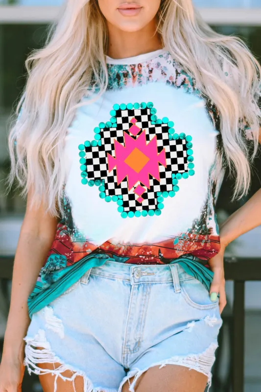 Round Neck Short Sleeve T-Shirt sold by Charming Charlie