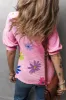 Printed Round Neck Half Sleeve T-Shirt sold by Charming Charlie
