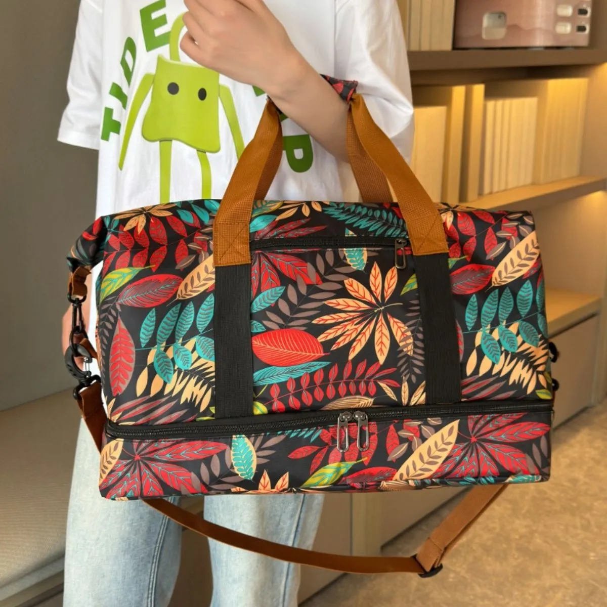 Canvas Printed Travel Bag sold by Charming Charlie