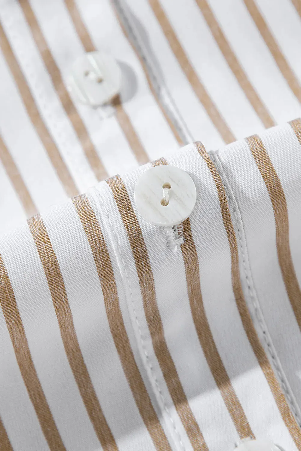 Striped Long Sleeve Mini Shirt Dress sold by Charming Charlie product image thumbnail 5