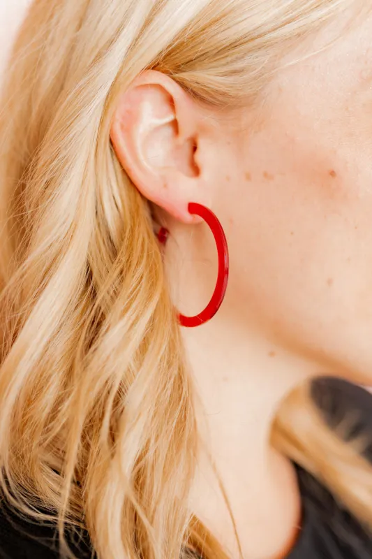 Holly Hoop (Medium) - Red sold by Charming Charlie
