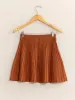 HYFVE High Waist Knit Pleated Flare Mini Skirt sold by Charming Charlie