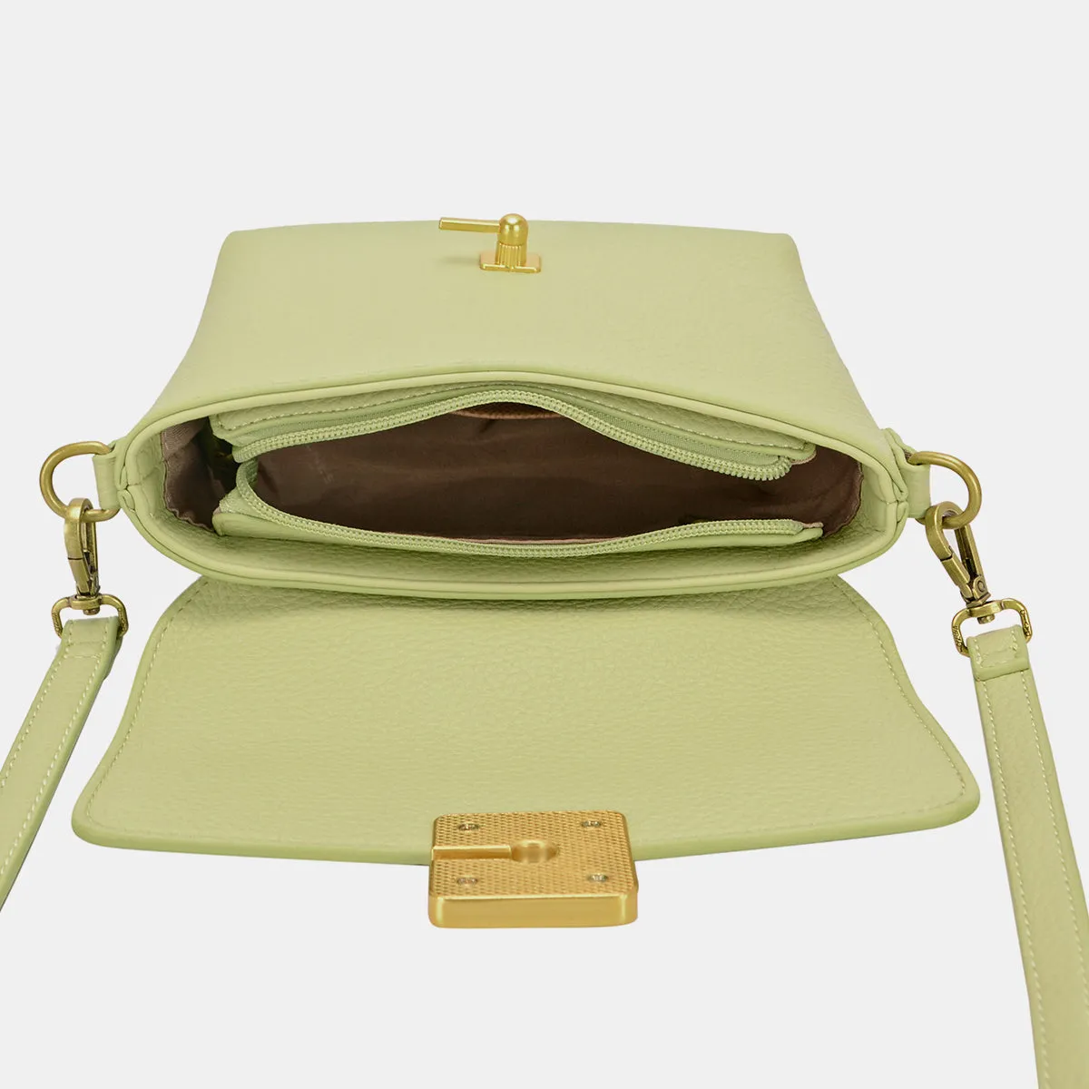 David Jones PU Leather Crossbody Bag sold by Charming Charlie product image thumbnail 5