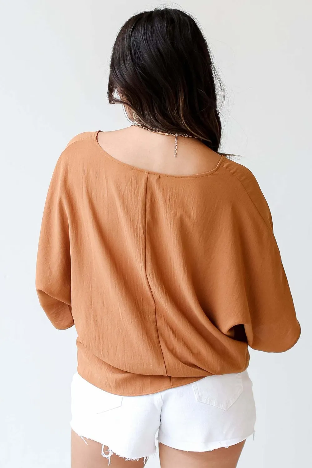 V-Neck Half Sleeve Blouse sold by Charming Charlie product image thumbnail 2