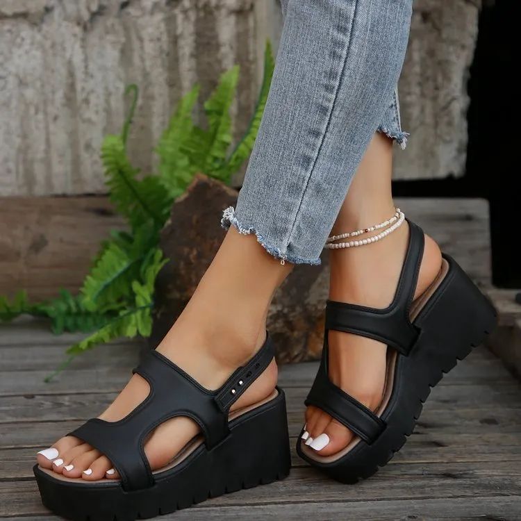 Open Toe Wedge Sandals sold by Charming Charlie product image thumbnail 5