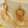 Titanium Steel Multi-Layered Round Shape Earrings sold by Charming Charlie