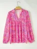 Printed Long Sleeve Blouse sold by Charming Charlie