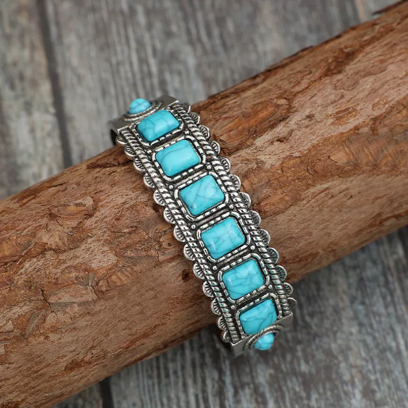 Alloy Inlaid Natural Stone Bracelet sold by Charming Charlie