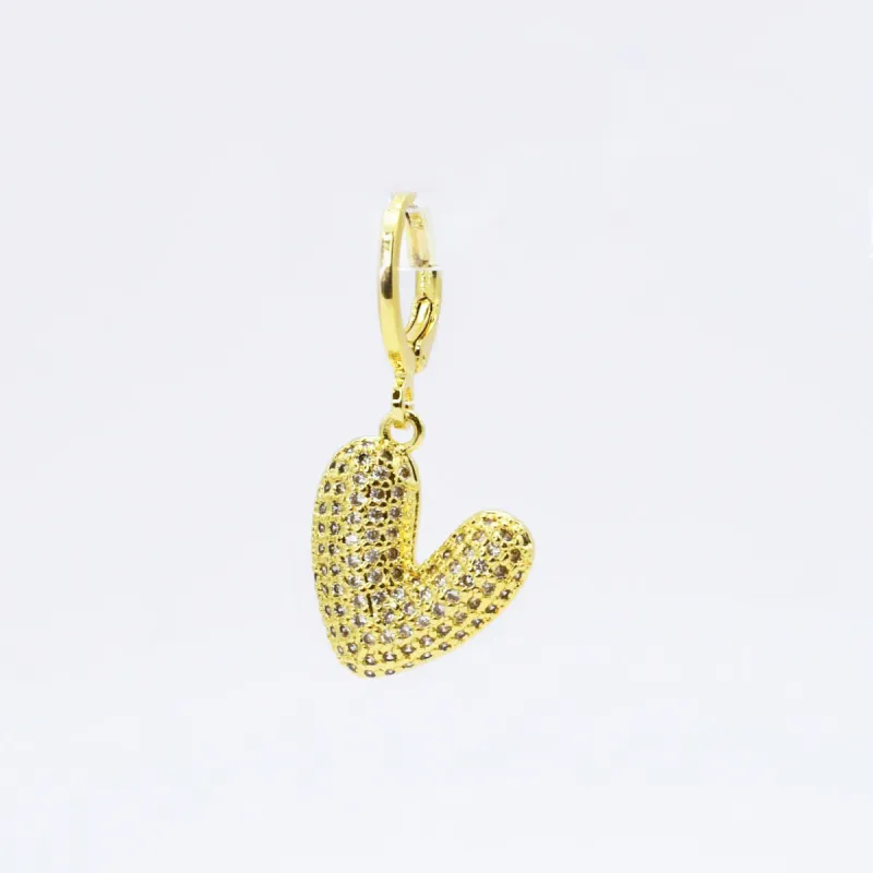In Love Crystal Heart Charm CH-80 sold by Charming Charlie