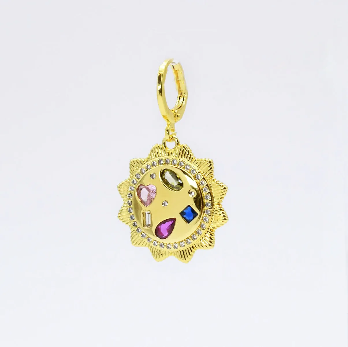 Multi Gem Sun Charm sold by Charming Charlie