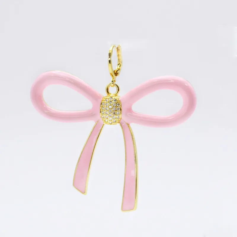 Oversize Pink Bow Charm sold by Charming Charlie