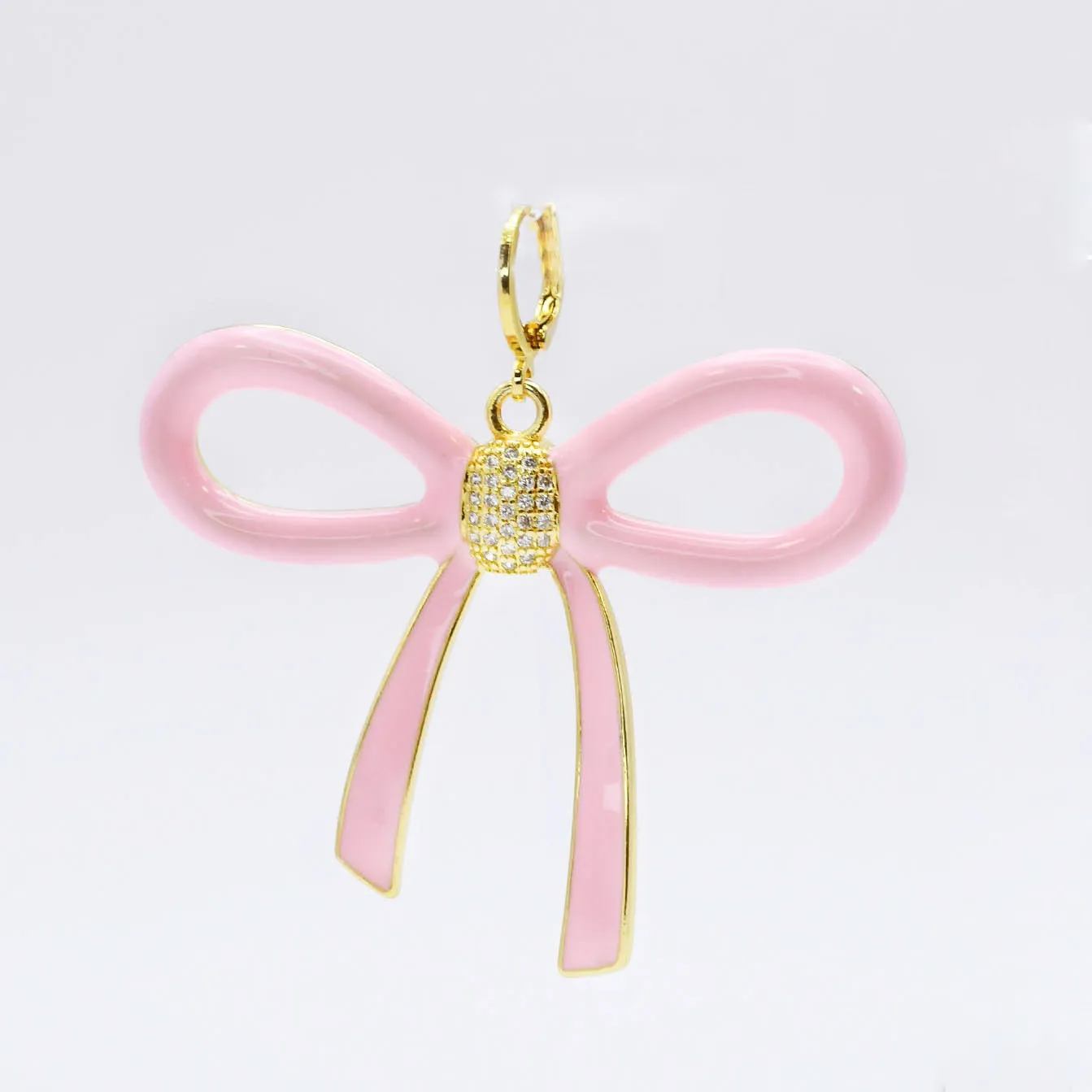 Oversize Pink Bow Charm sold by Charming Charlie
