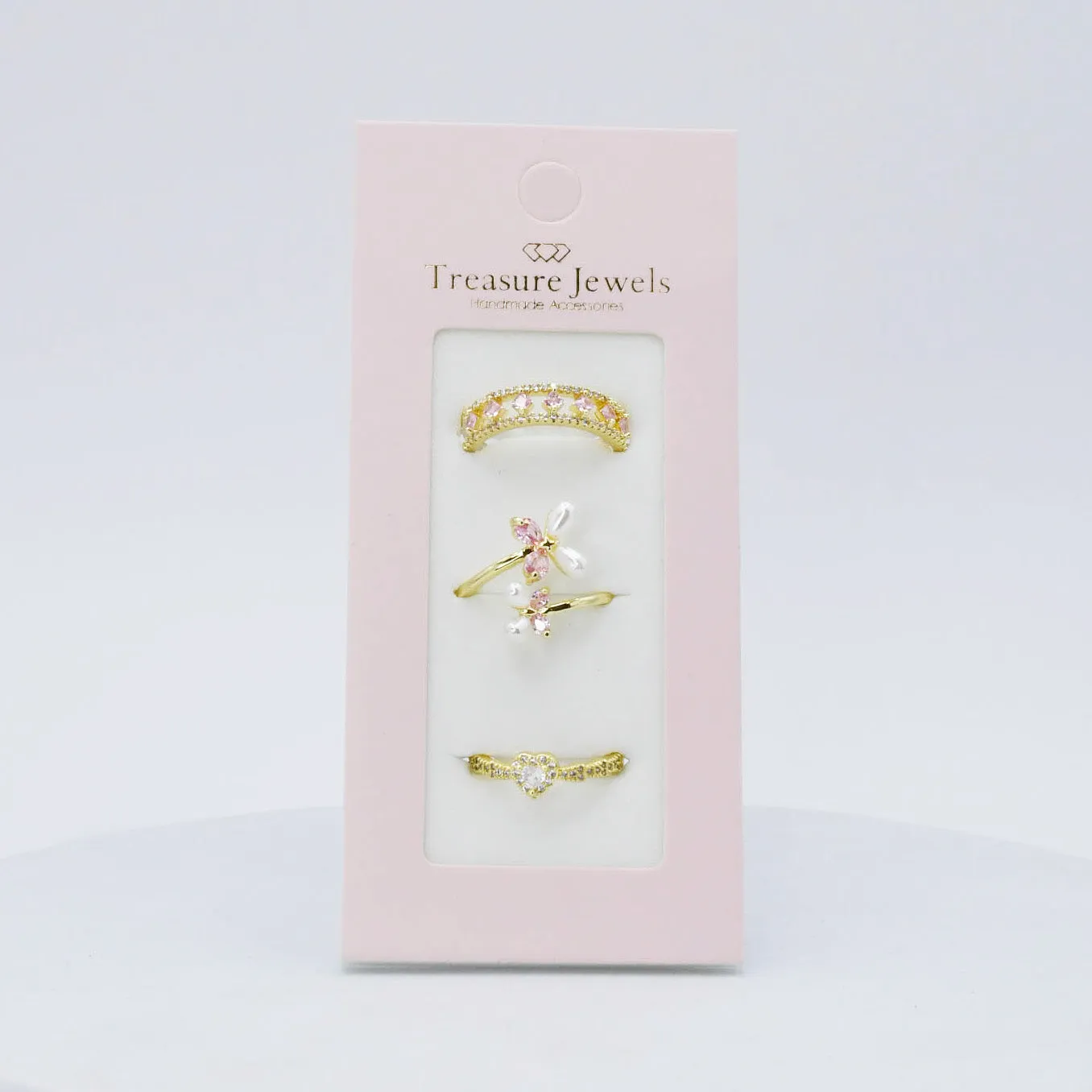 Love Butterfly Ring Set sold by Charming Charlie