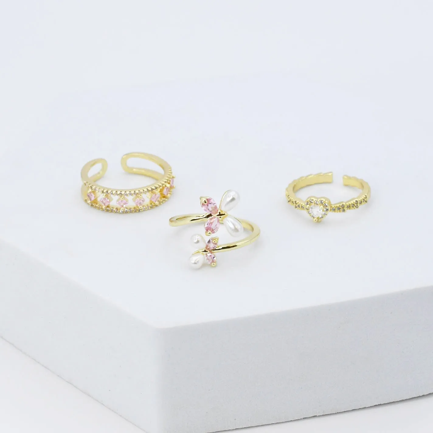 Love Butterfly Ring Set sold by Charming Charlie product image thumbnail 2