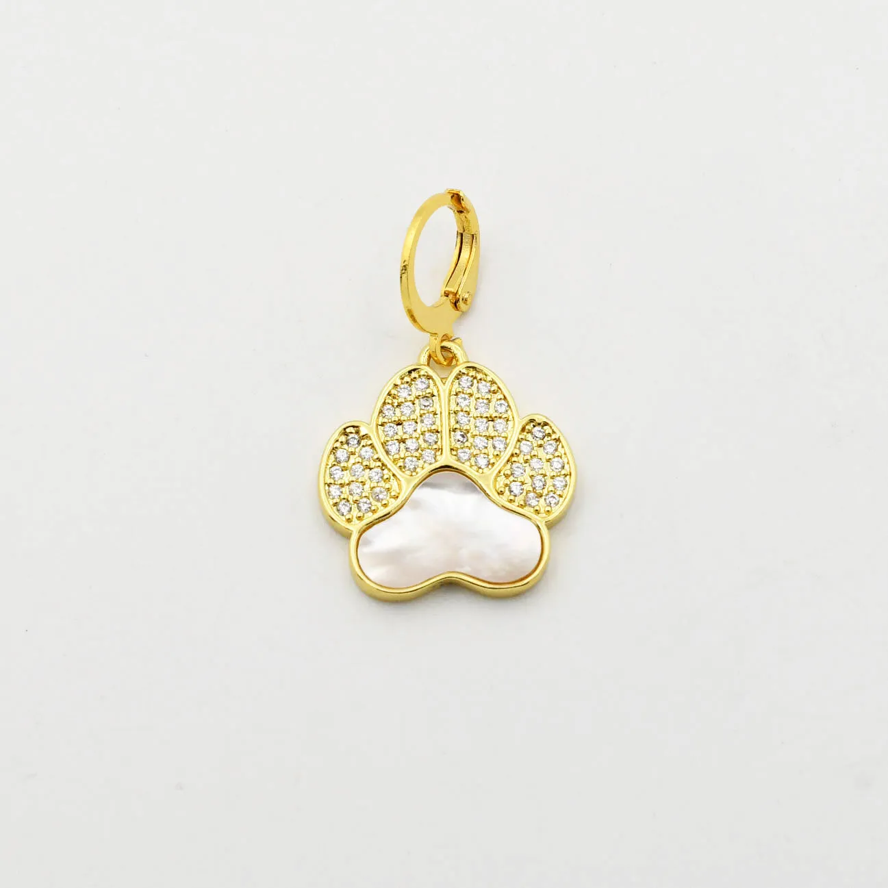 Iridescent Pet Paw Charm CH-32 sold by Charming Charlie