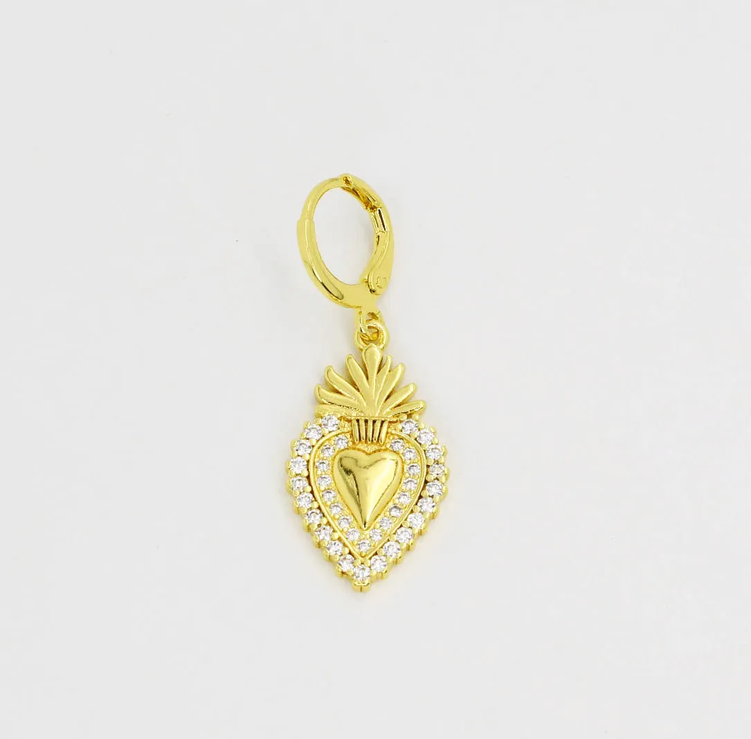 Fire Heart Charm sold by Charming Charlie