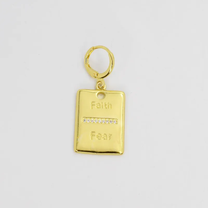 Faith Over Fear Charm sold by Charming Charlie