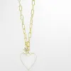 Enamel Heart/Star Necklace White J2 sold by Charming Charlie