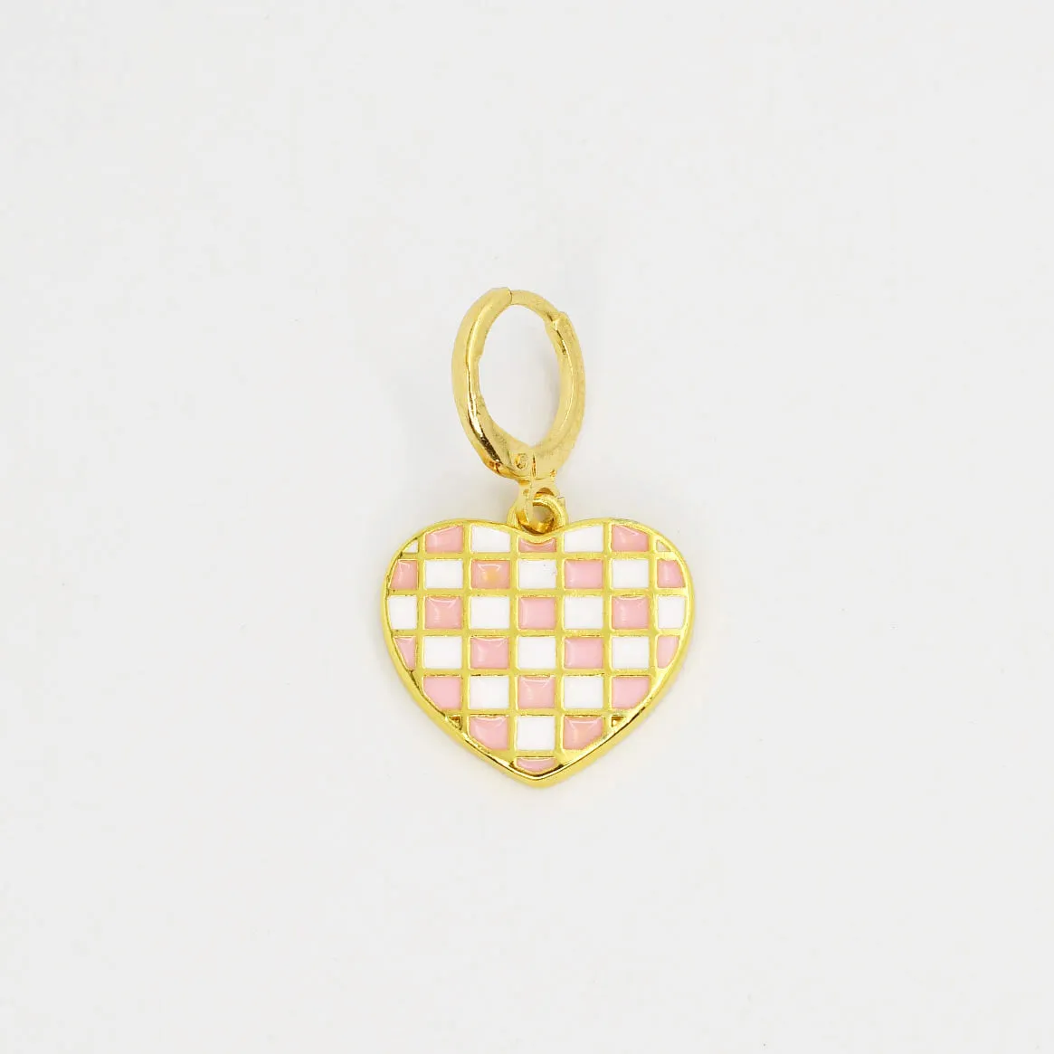Pink Checkered Heart sold by Charming Charlie