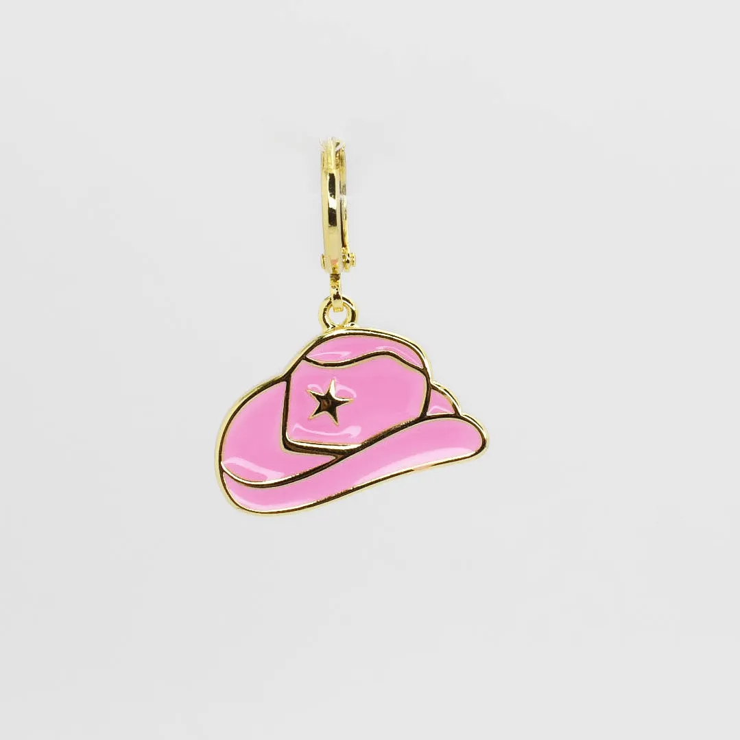 Pink Cowboy Hat Charm sold by Charming Charlie