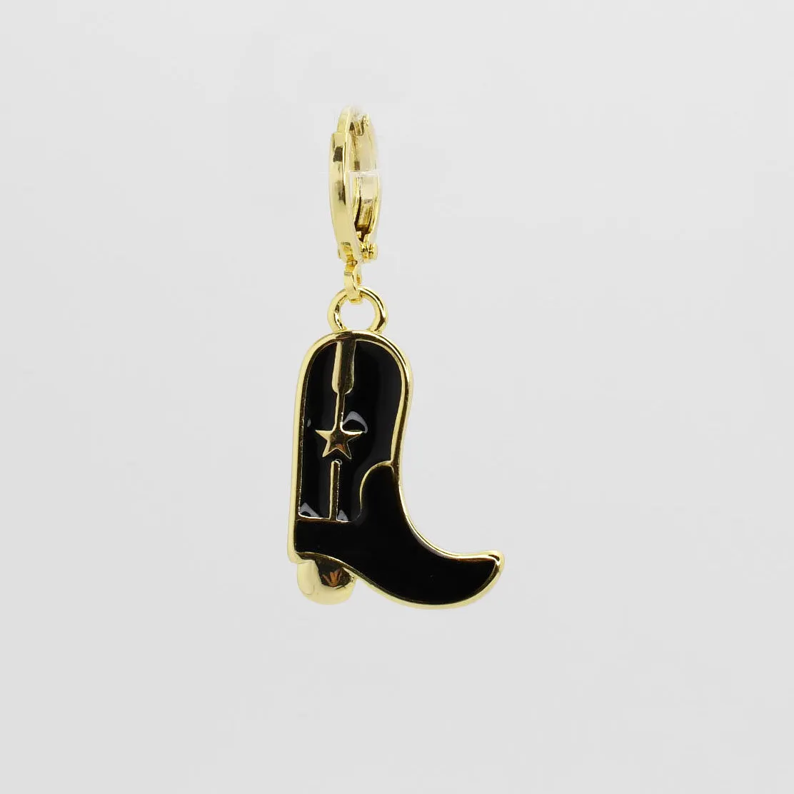 Black Cowboy Boot Charm sold by Charming Charlie