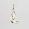 White Cowboy Boot Charm sold by Charming Charlie
