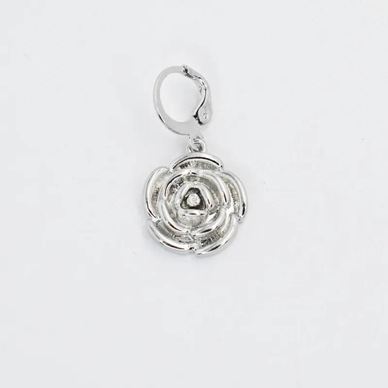My Rose Silver Charm CH-60 sold by Charming Charlie