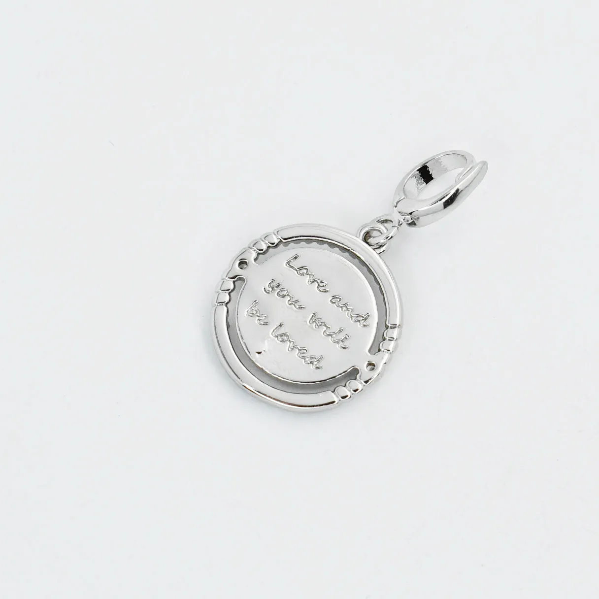 Love and you will be loved Silver Charm CH-62 sold by Charming Charlie product image thumbnail 2