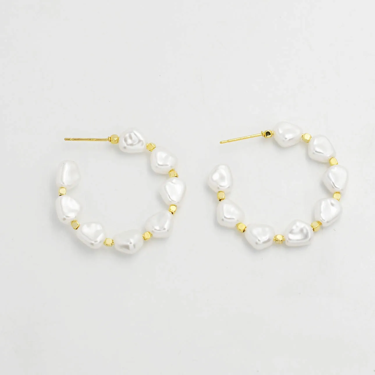 New Pearl Hoop sold by Charming Charlie product image thumbnail 2