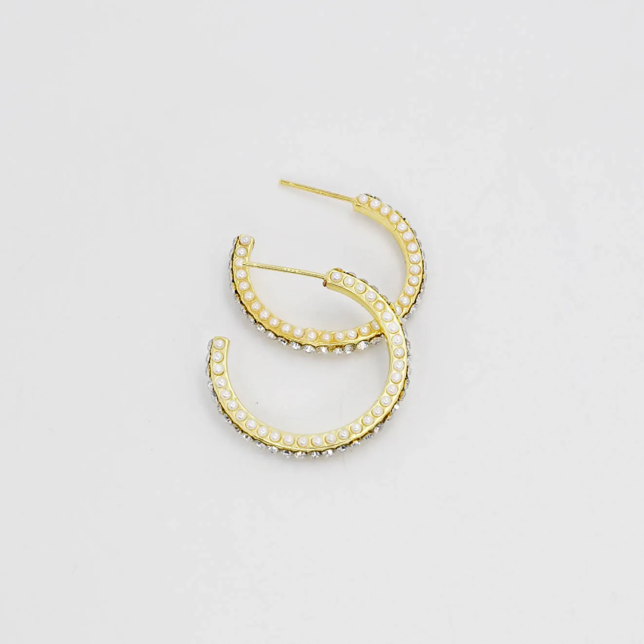 Pearly Sparkle Hoop sold by Charming Charlie