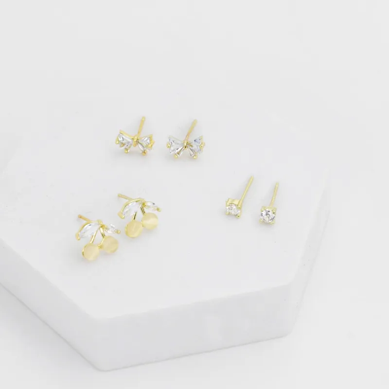 Cherry Stud Set sold by Charming Charlie