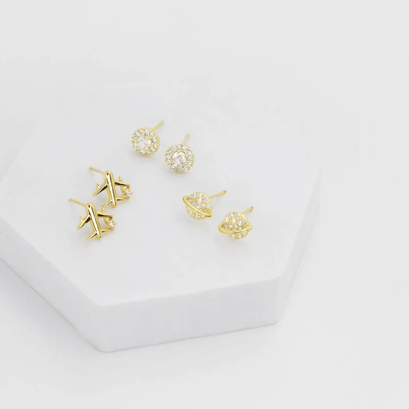 Airplane Stud Set sold by Charming Charlie