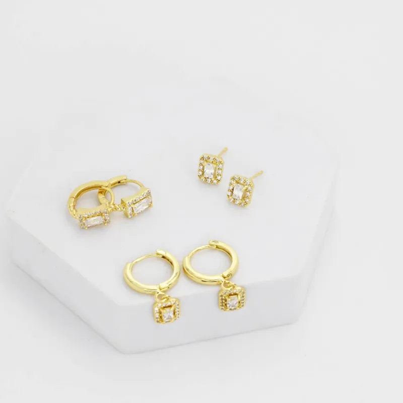 Crystals Stud Set sold by Charming Charlie