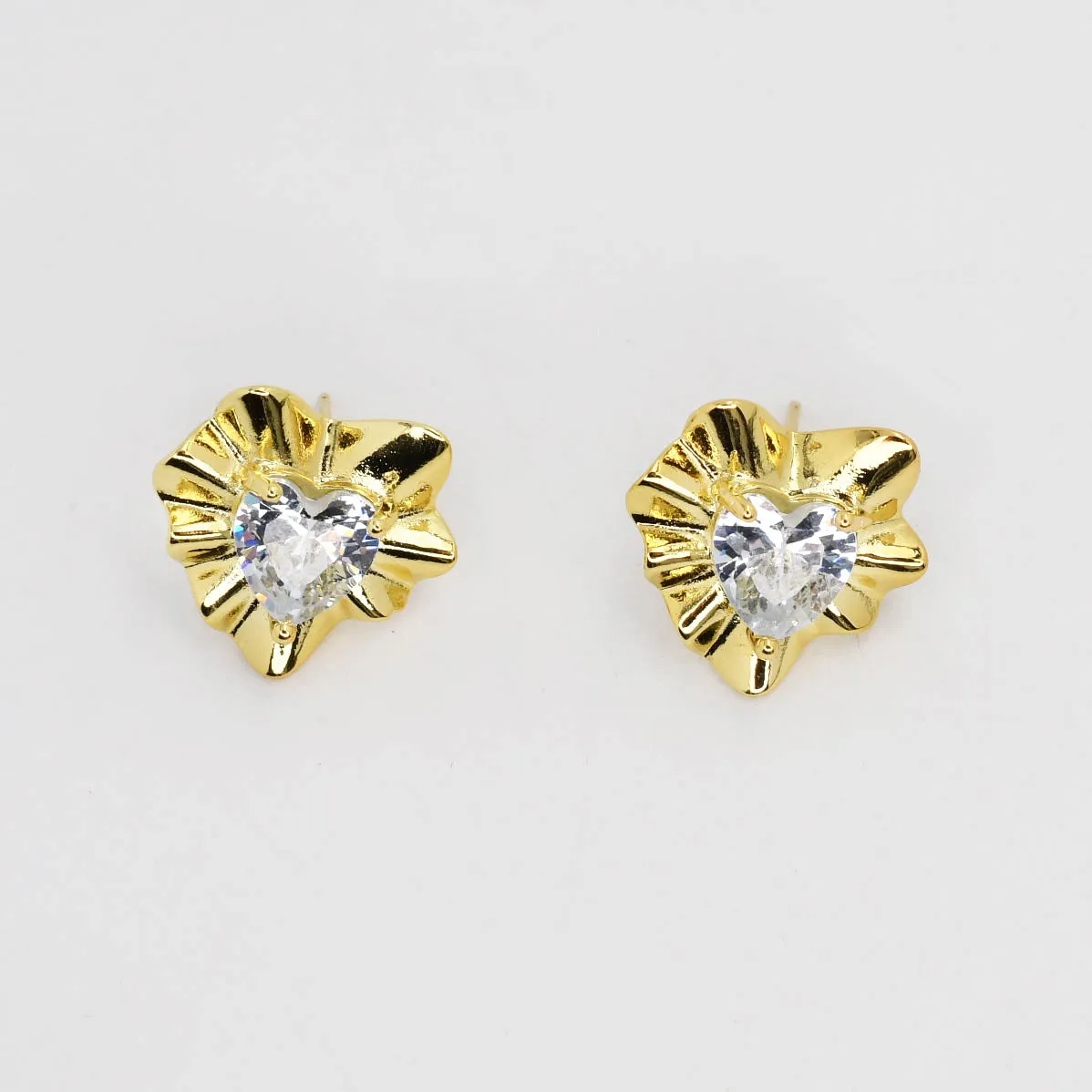 Heart Foil Stud sold by Charming Charlie product image thumbnail 2