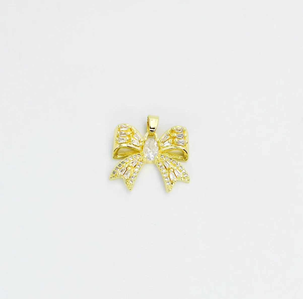 Gold Big Bow Charm CH-65 sold by Charming Charlie