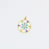 White and Blue Flower Charm sold by Charming Charlie