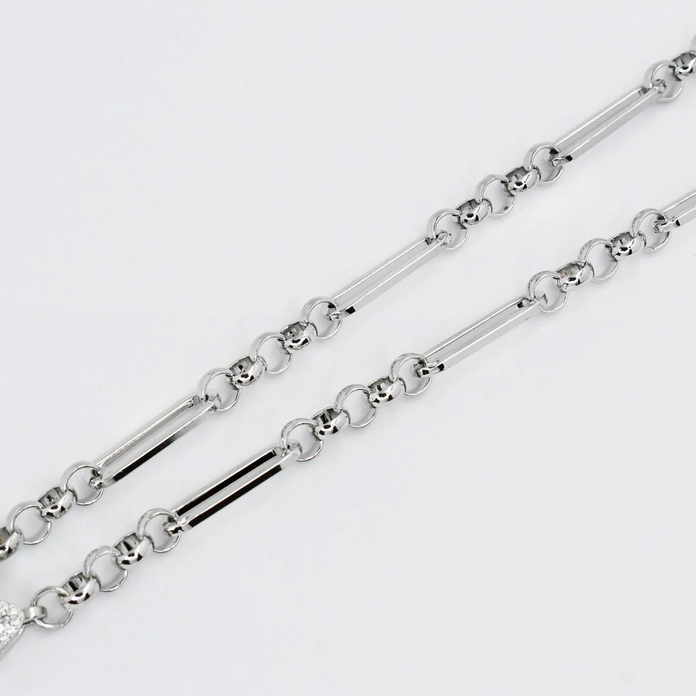 Jesus is my Rock Silver Necklace sold by Charming Charlie product image thumbnail 2