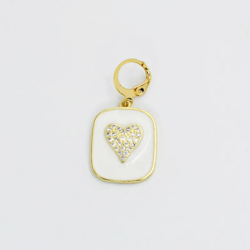 Medal Heart Charm sold by Charming Charlie