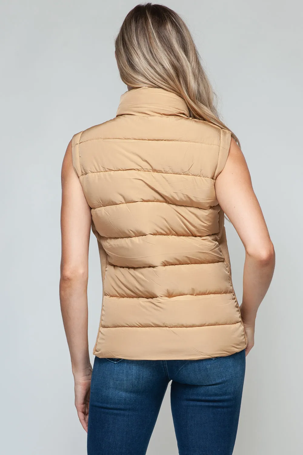Snobbish Zip Up Turtleneck Vest with Pockets sold by Charming Charlie product image thumbnail 2