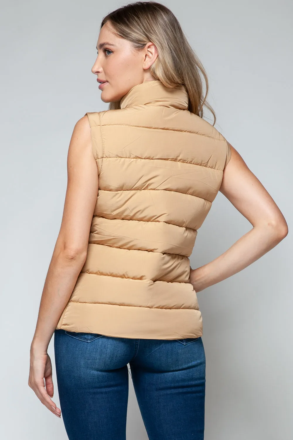 Snobbish Zip Up Turtleneck Vest with Pockets sold by Charming Charlie product image thumbnail 3