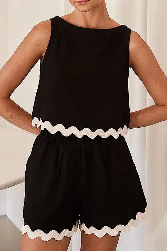 2-pc Shorts Set sold by Charming Charlie product image thumbnail 3