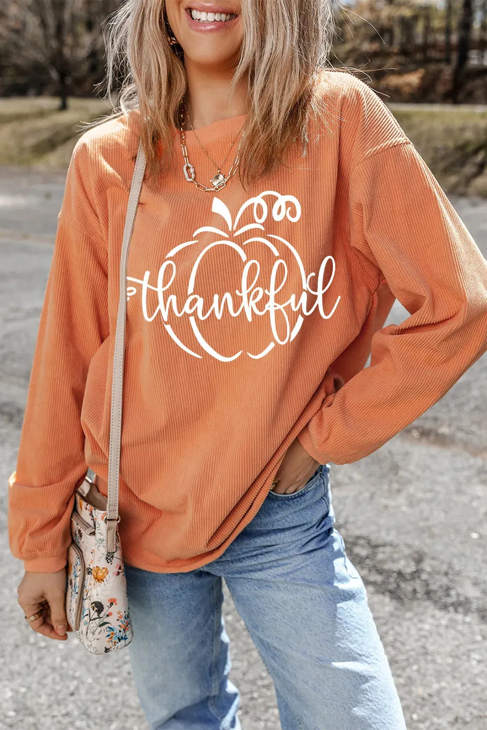 Graphic Round Neck Long Sleeve Sweatshirt sold by Charming Charlie product image thumbnail 2