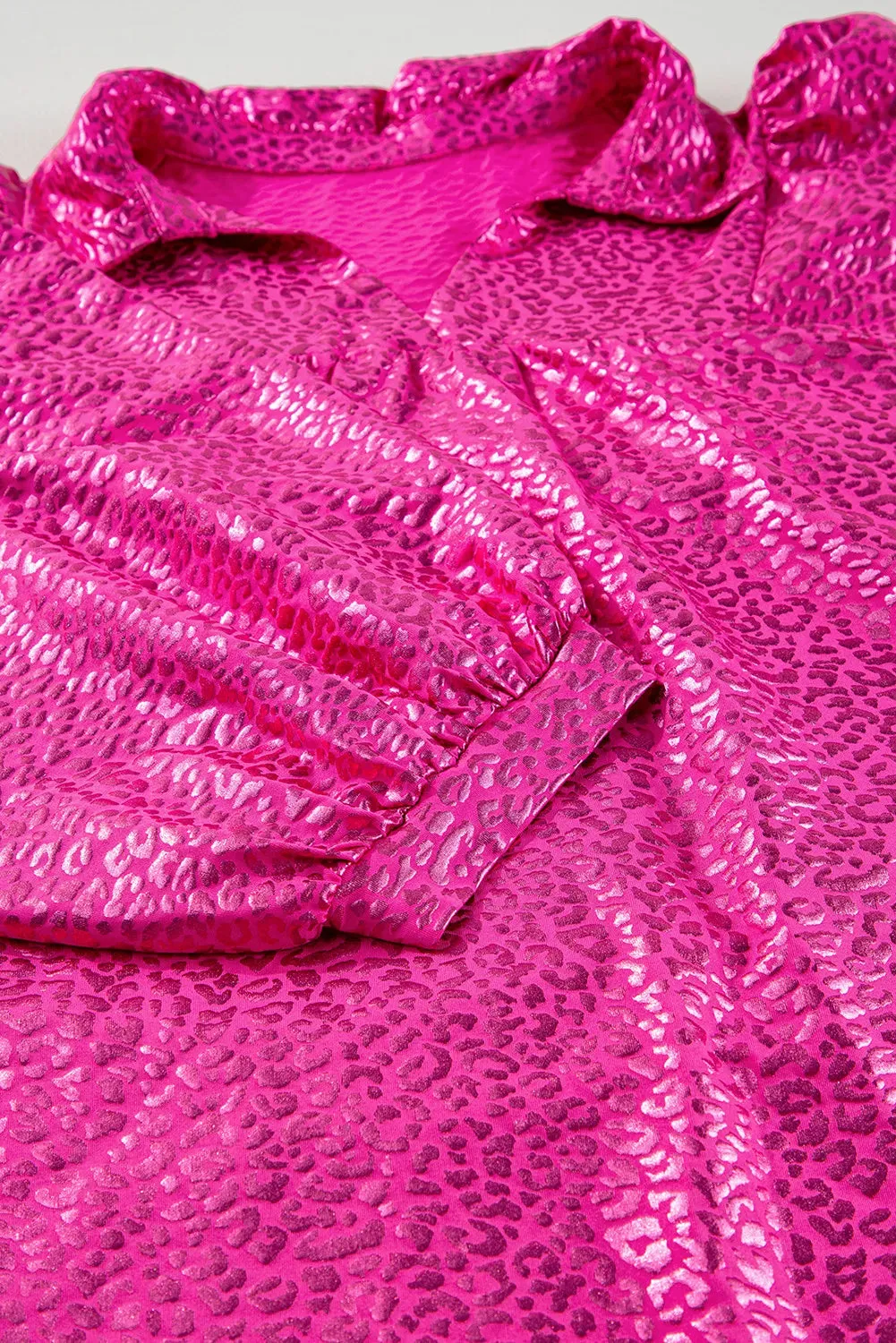 Leopard Johnny Collar Mini Dress sold by Charming Charlie product image thumbnail 5