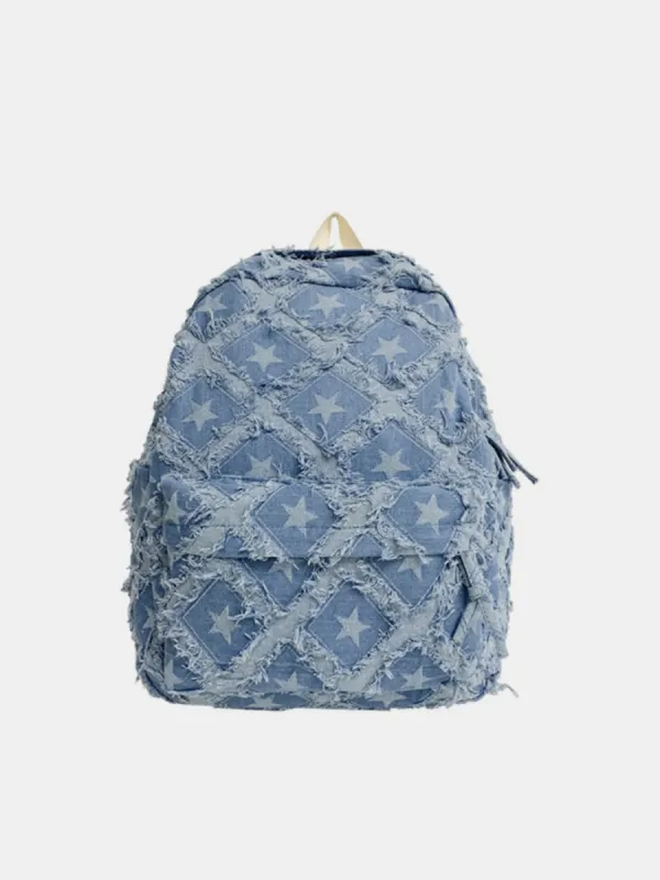Star Denim Backpack Bag sold by Charming Charlie