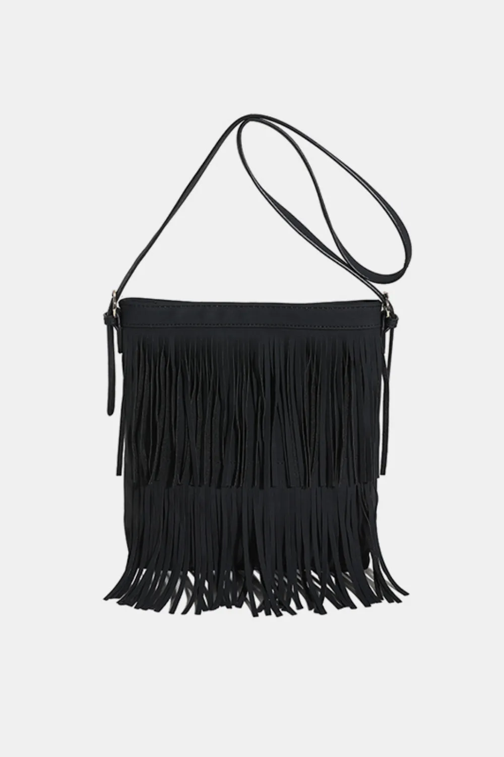 Double-Layered Fringe Shoulder Bag sold by Charming Charlie product image thumbnail 5