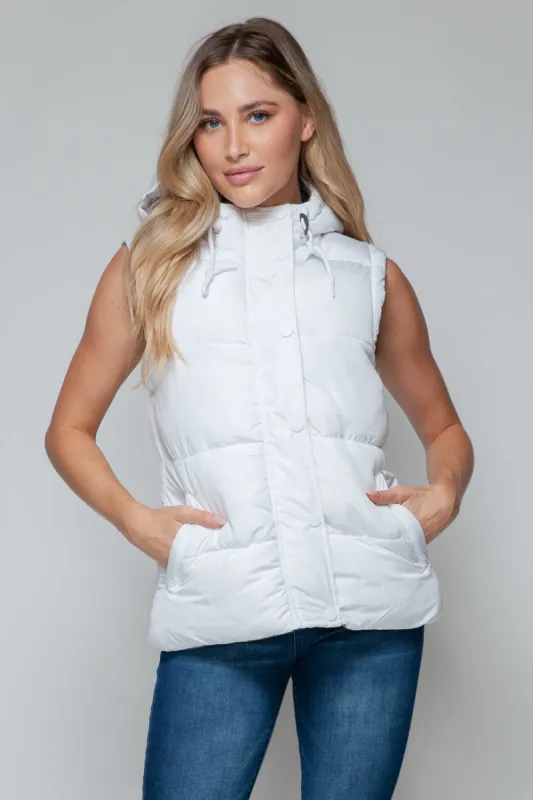 Snobbish Snap and Zip Closure Hooded Vest sold by Charming Charlie