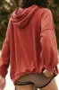 Drawstring Dropped Shoulder Long Sleeve Hoodie sold by Charming Charlie