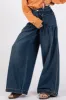 SAGE + FIG Mid-Rise Cargo Jeans with Pockets sold by Charming Charlie
